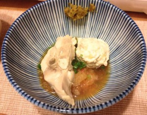 mizutaki2 chicken ball and bony chop